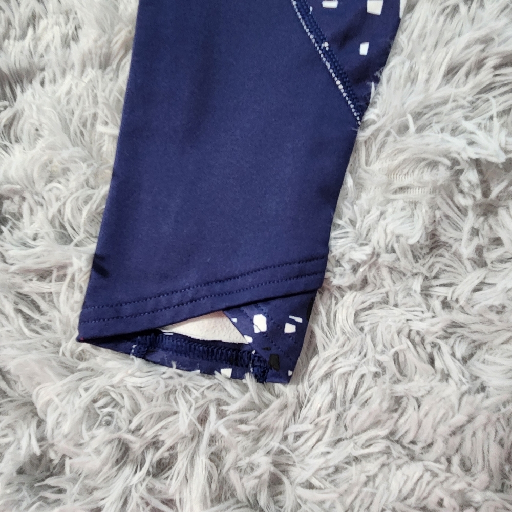 Under Armour Blue Patterned Coldgear Compression … - image 4